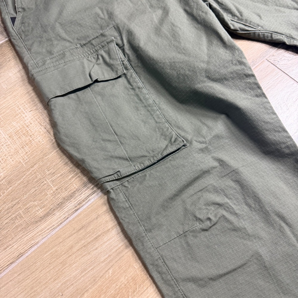 Nike SB Flex Cargo Pants Olive Green Ripstop Skateboarding AT3494-222 Mens 32 - Picture 6 of 16